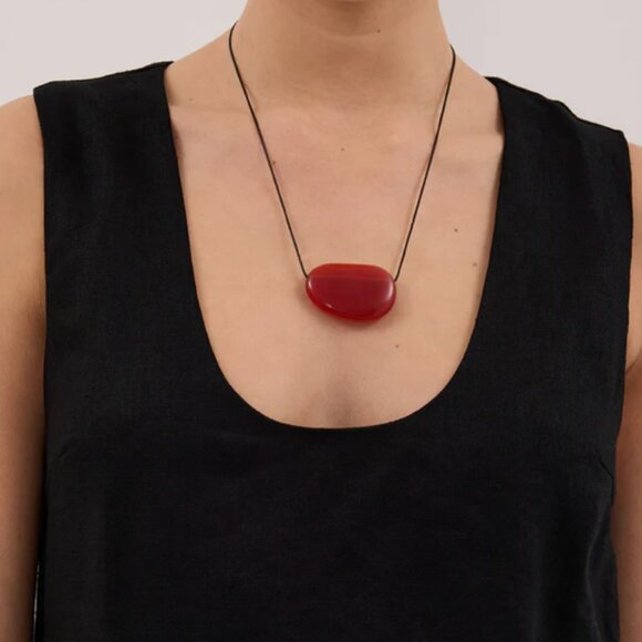 New DISSH LOTUS BLACK LINEN MINI DRESS - Picture 3 of 5